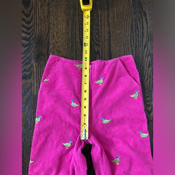 Lilly Pulitzer Girls 8 Pink Corduroy Duck Embroidered Pants w/Pockets - GUC! - Picture 9 of 12